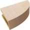 Ekena Millwork 4"W x 12"D x 8"H Classic Durham Rough Cedar Woodgrain TimberThane Corbel, Primed Tan CORUR04X12X08DURRCPR - alternate 2
